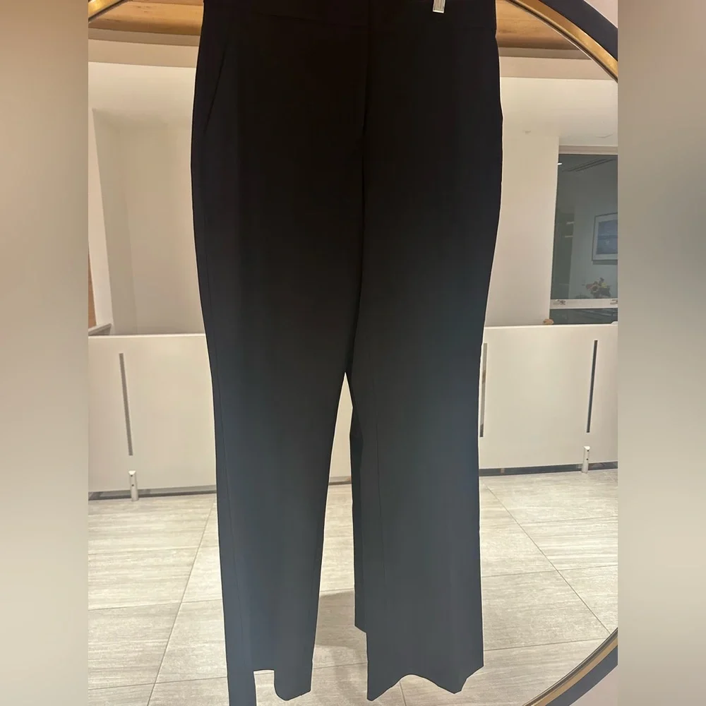 NWT Ann Taylor High Rise Seasonless Stretch Black Trouser Pants Size 10 - Picture 5 of 11